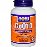 อาหารเสริม coq10 ราคาส่ง ยี่ห้อ Now Foods, CoQ10, 60 mg, 120 Softgels